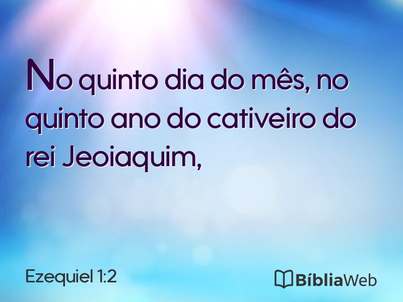 Ezequiel 1:2 em imagem para compartilhar