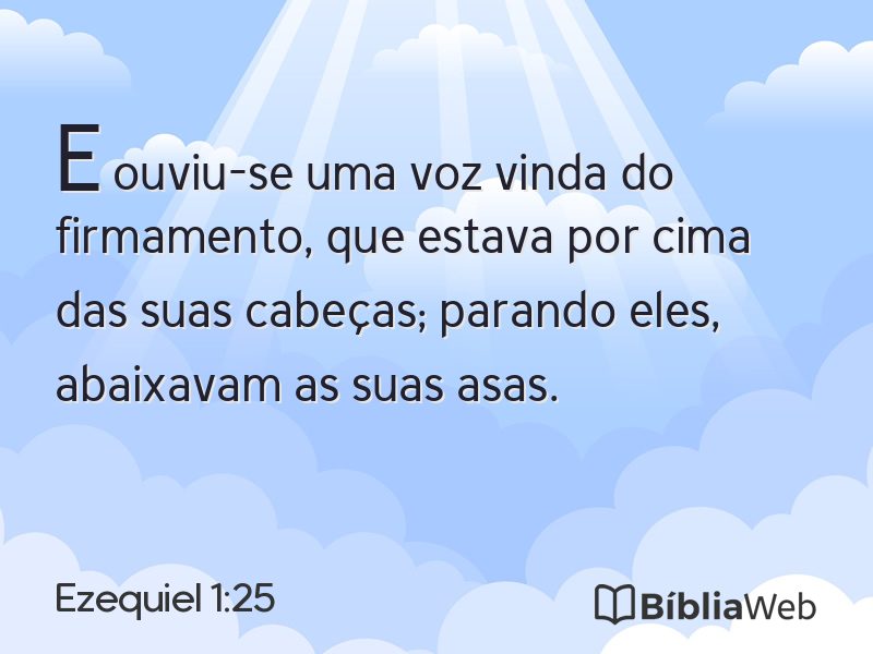 Ezequiel 1:25 em imagem para compartilhar