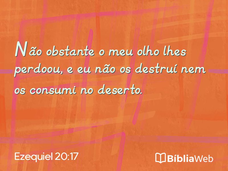 Ezequiel 20:17 em imagem para compartilhar