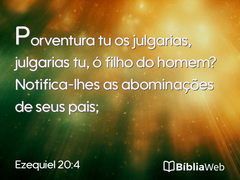 Ezequiel 20:4 em imagem para compartilhar