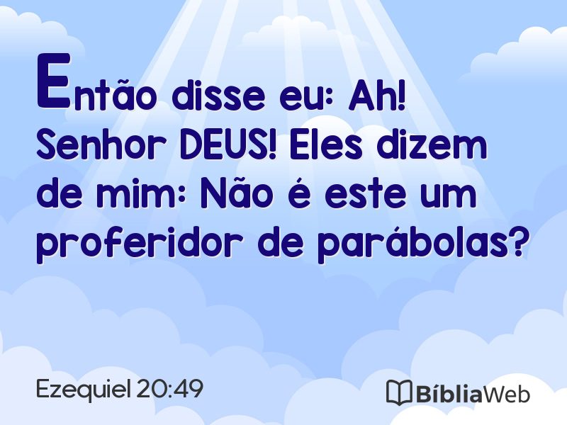 Ezequiel 20:49 em imagem para compartilhar