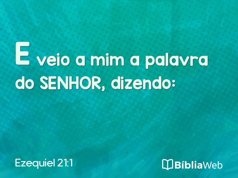 Ezequiel 21:1 em imagem para compartilhar