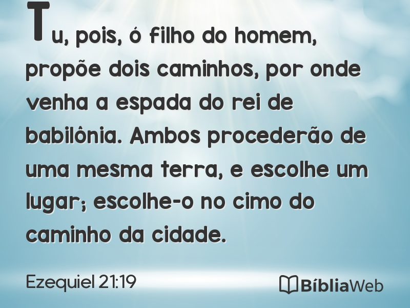 Ezequiel 21:19 em imagem para compartilhar