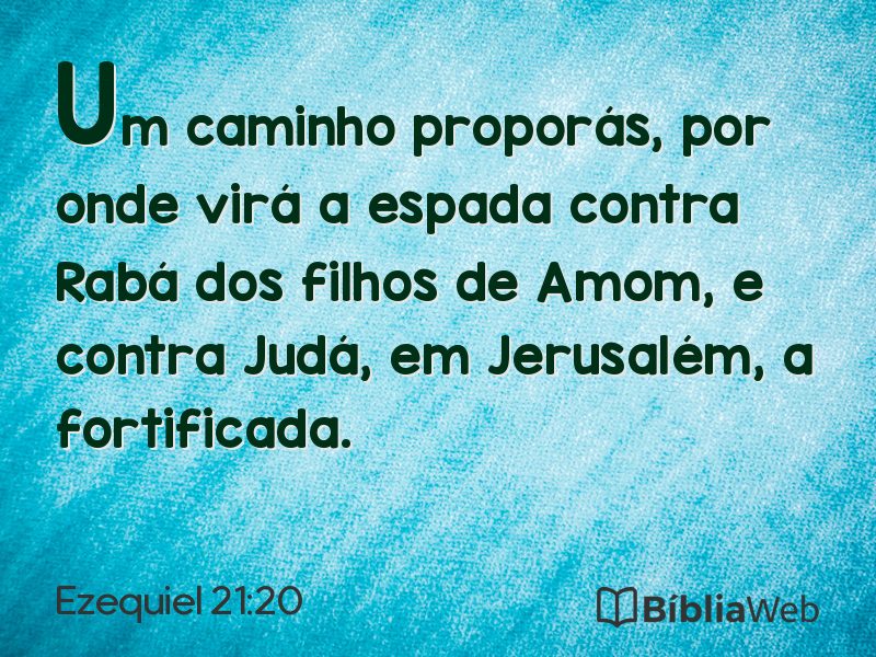 Ezequiel 21:20 em imagem para compartilhar