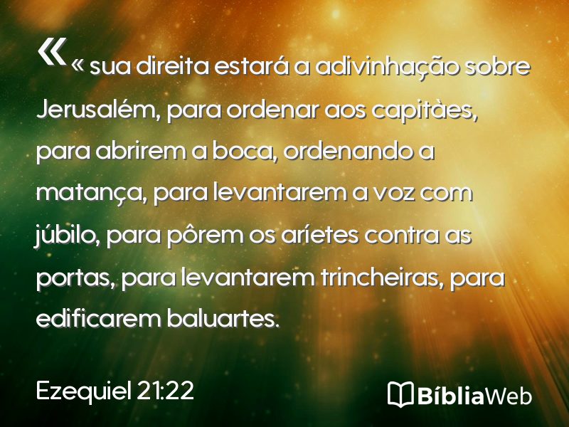 Ezequiel 21:22 em imagem para compartilhar