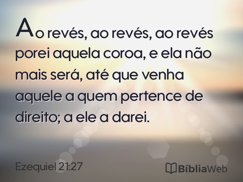 Ezequiel 21:27 em imagem para compartilhar