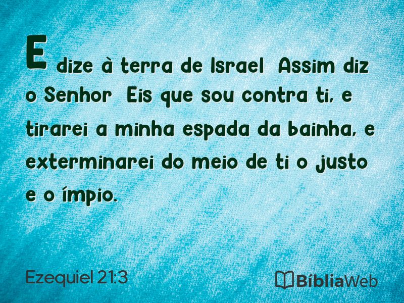 Ezequiel 21:3 em imagem para compartilhar