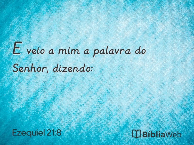 Ezequiel 21:8 em imagem para compartilhar