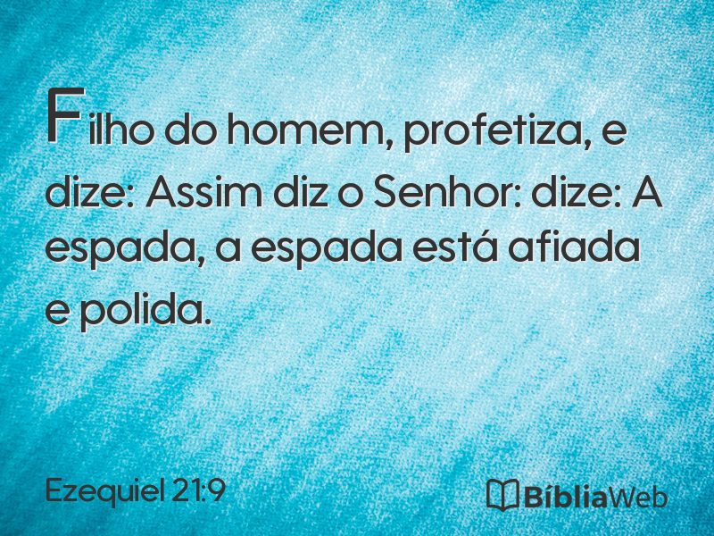 Ezequiel 21:9 em imagem para compartilhar