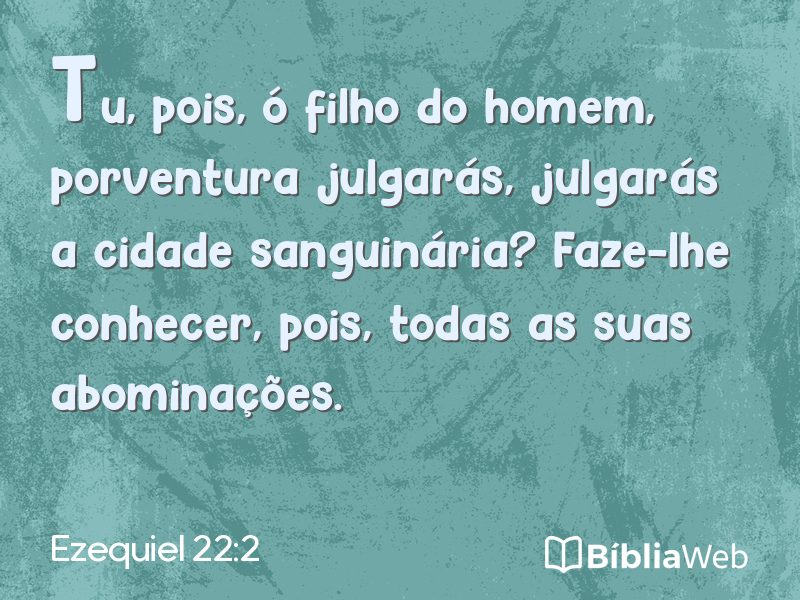 Ezequiel 22:2 em imagem para compartilhar