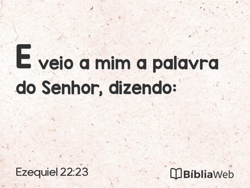 Ezequiel 22:23 em imagem para compartilhar