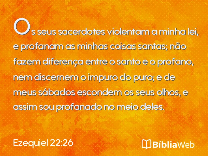 Ezequiel 22:26 em imagem para compartilhar