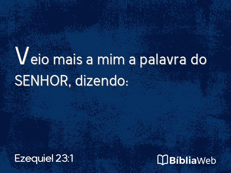 Ezequiel 23:1 em imagem para compartilhar