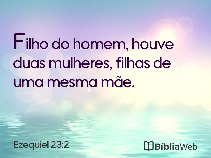 Ezequiel 23:2 em imagem para compartilhar