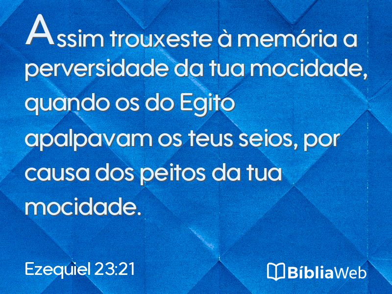 Ezequiel 23:21 em imagem para compartilhar
