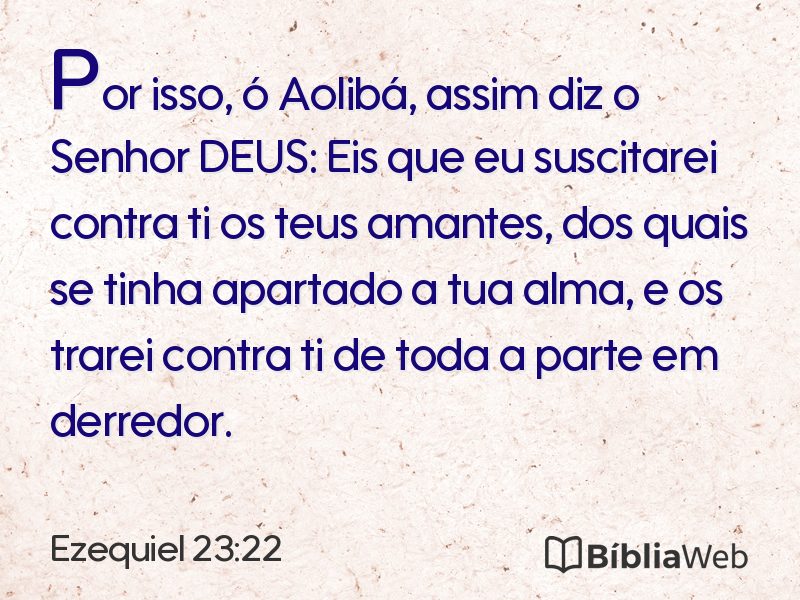 Ezequiel 23:22 em imagem para compartilhar