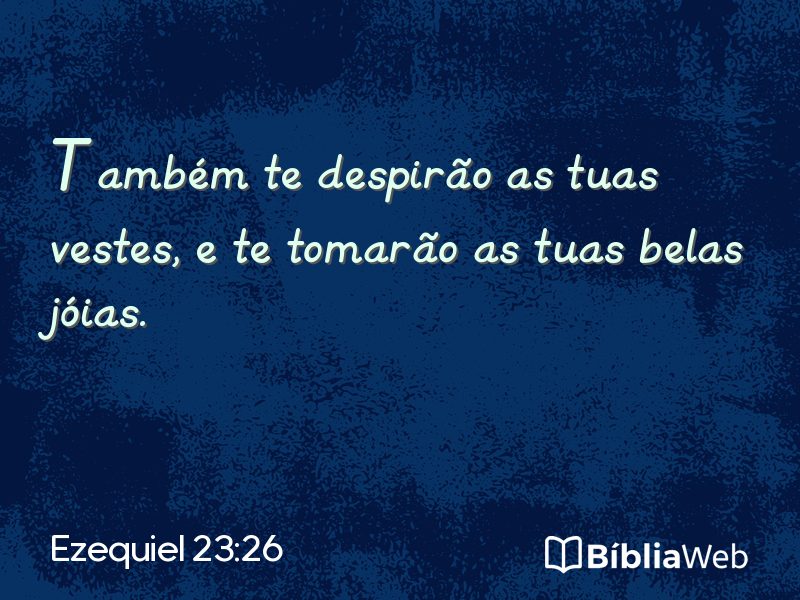 Ezequiel 23:26 em imagem para compartilhar