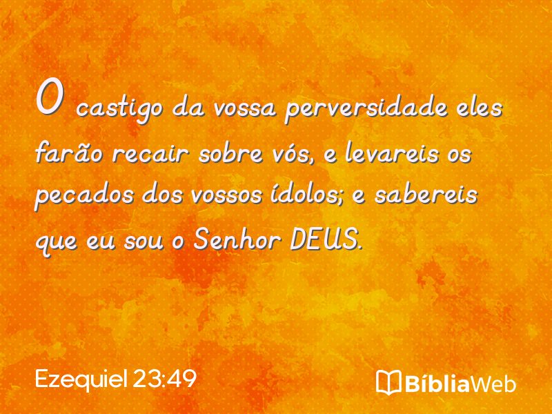 Ezequiel 23:49 em imagem para compartilhar
