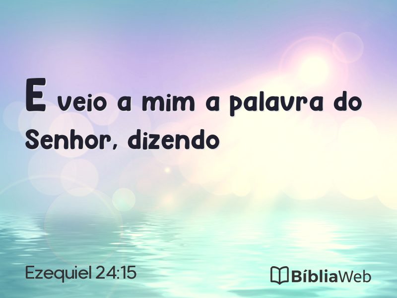 Ezequiel 24:15 em imagem para compartilhar
