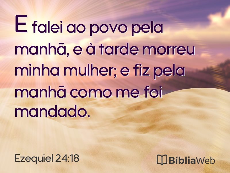 Ezequiel 24:18 em imagem para compartilhar