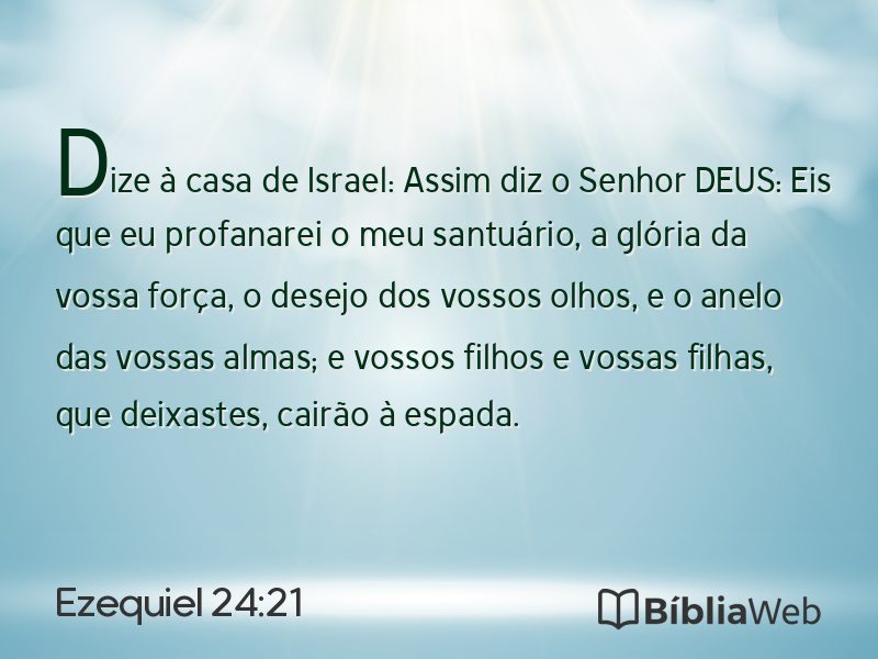 Ezequiel 24:21 em imagem para compartilhar