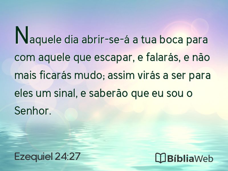 Ezequiel 24:27 em imagem para compartilhar
