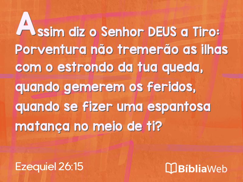 Ezequiel 26:15 em imagem para compartilhar