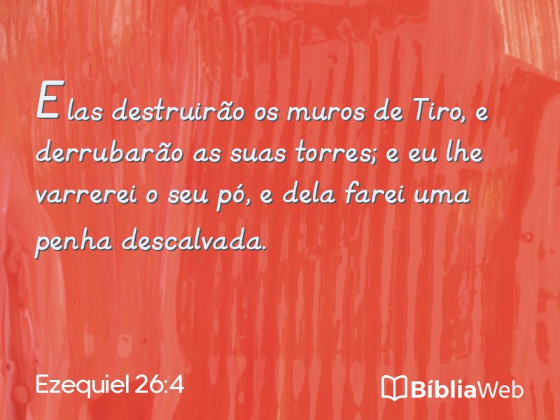 Ezequiel 26:4 em imagem para compartilhar