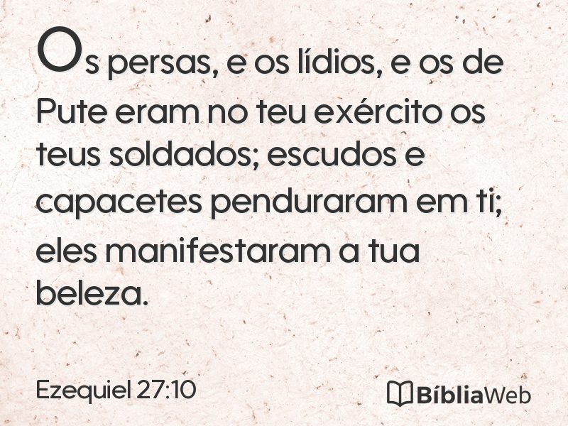 Ezequiel 27:10 em imagem para compartilhar