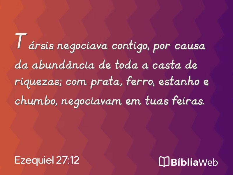 Ezequiel 27:12 em imagem para compartilhar