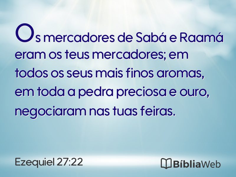 Ezequiel 27:22 em imagem para compartilhar