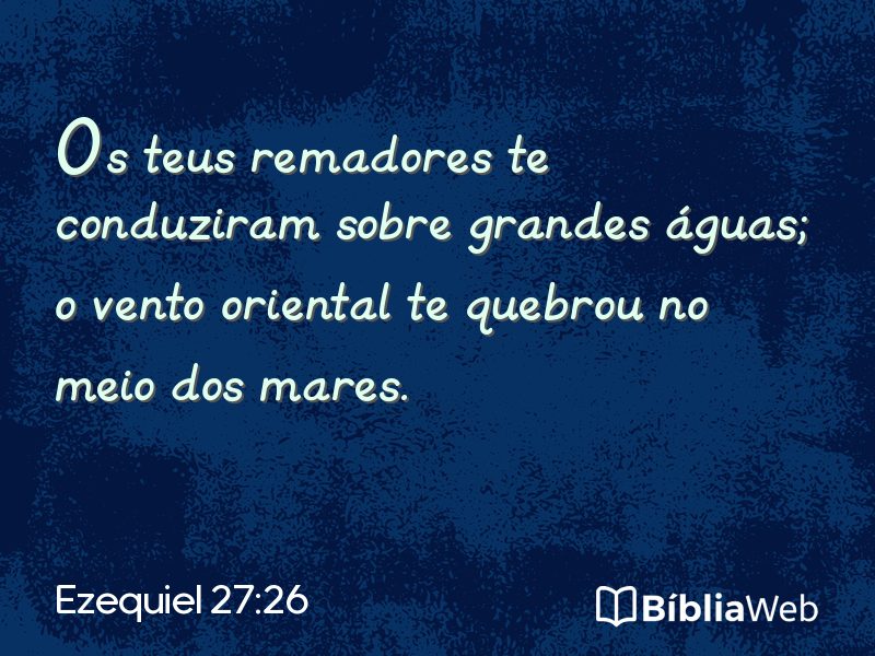 Ezequiel 27:26 em imagem para compartilhar
