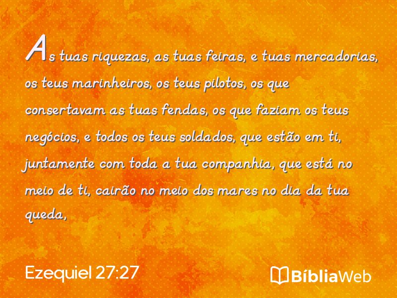 Ezequiel 27:27 em imagem para compartilhar
