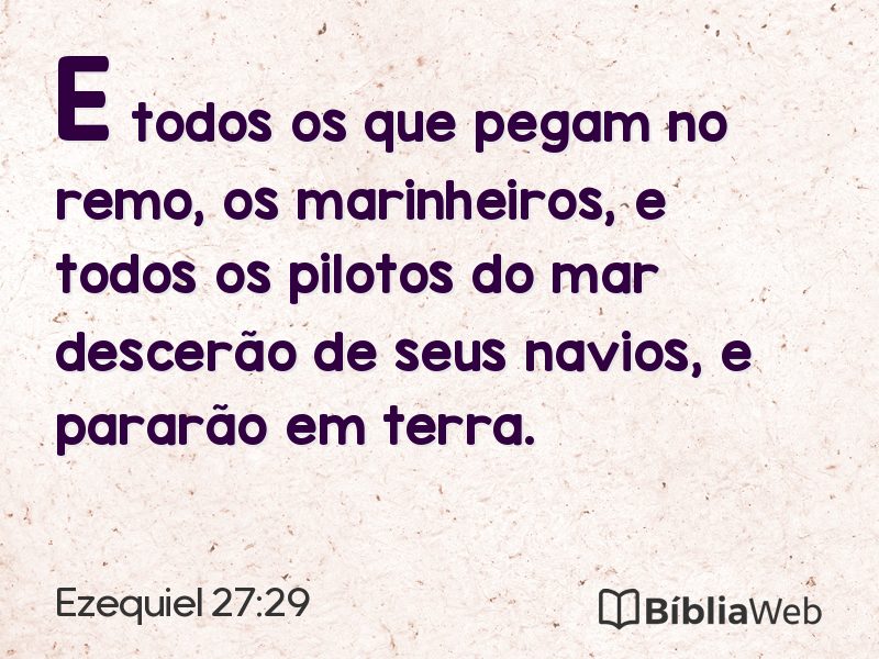 Ezequiel 27:29 em imagem para compartilhar
