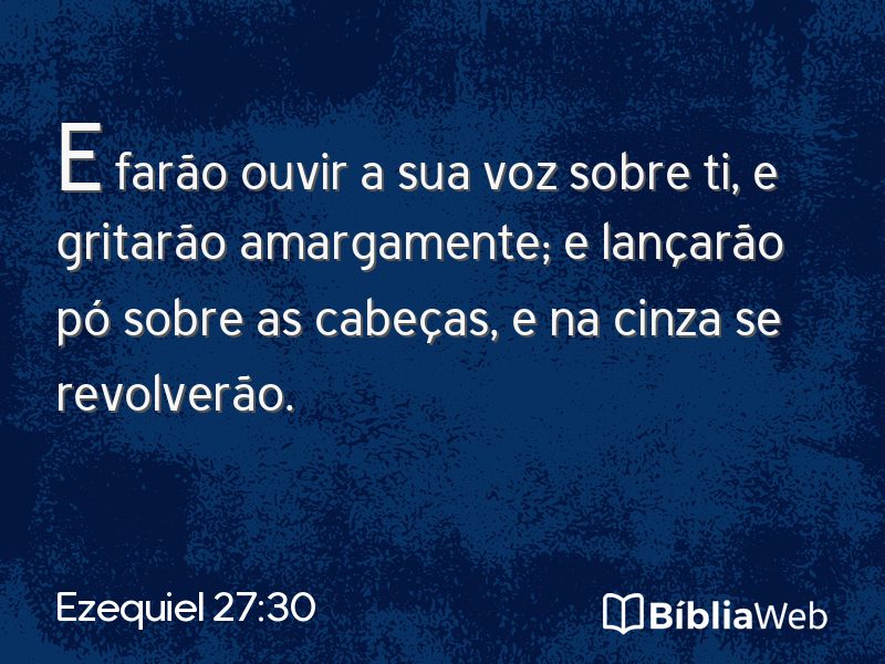 Ezequiel 27:30 em imagem para compartilhar