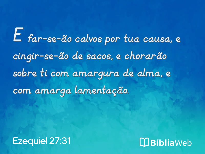 Ezequiel 27:31 em imagem para compartilhar