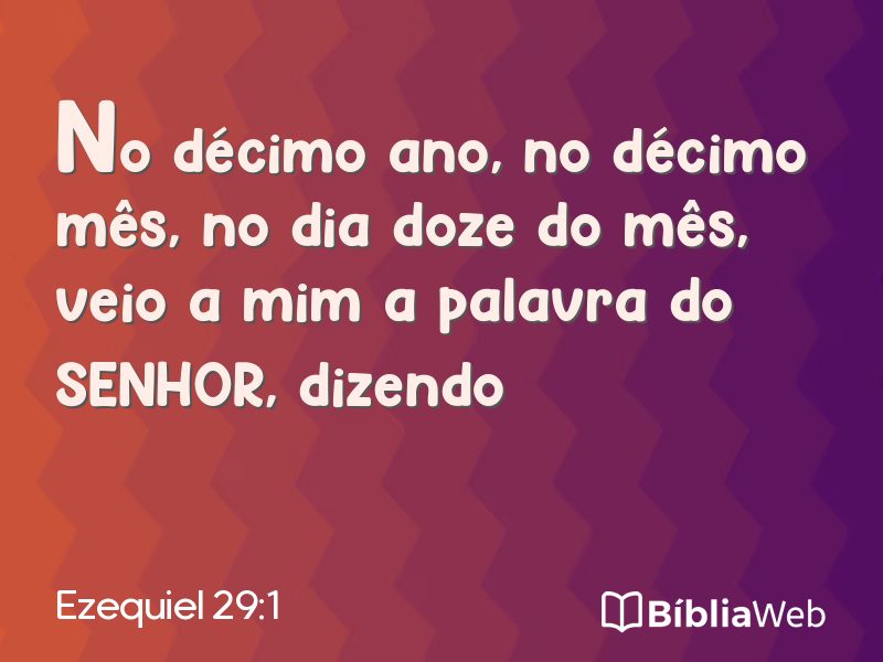 Ezequiel 29:1 em imagem para compartilhar