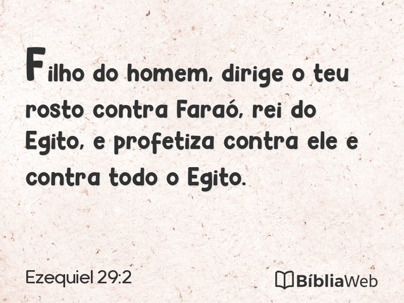 Ezequiel 29:2 em imagem para compartilhar