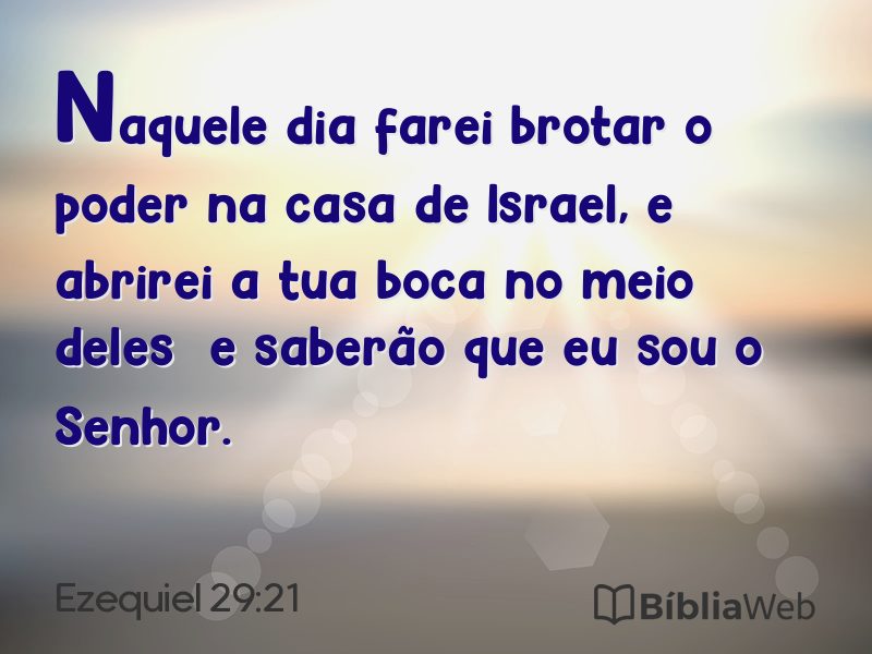 Ezequiel 29:21 em imagem para compartilhar