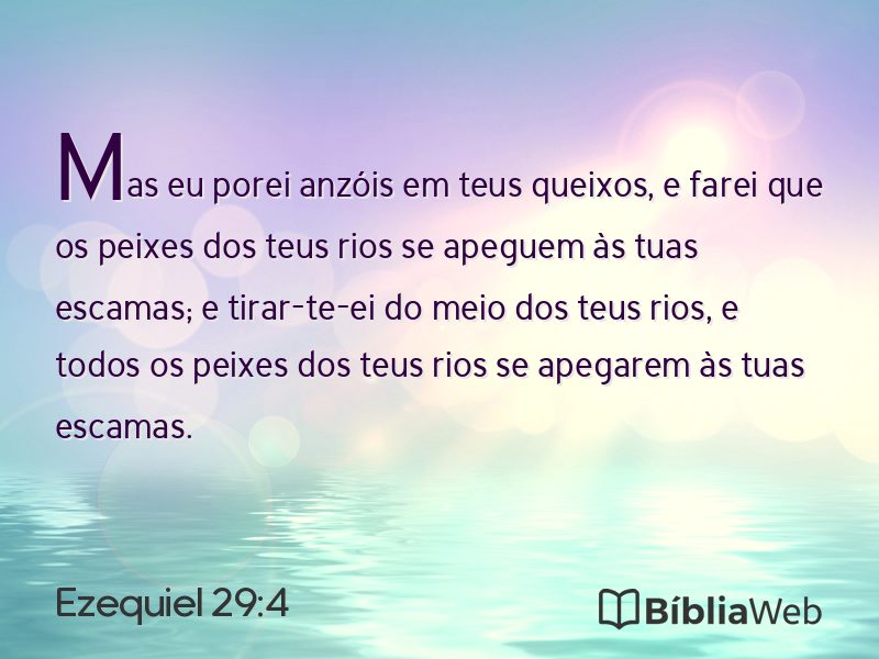 Ezequiel 29:4 em imagem para compartilhar