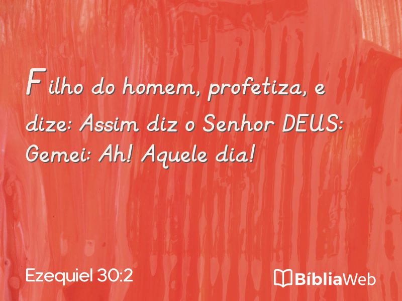 Ezequiel 30:2 em imagem para compartilhar