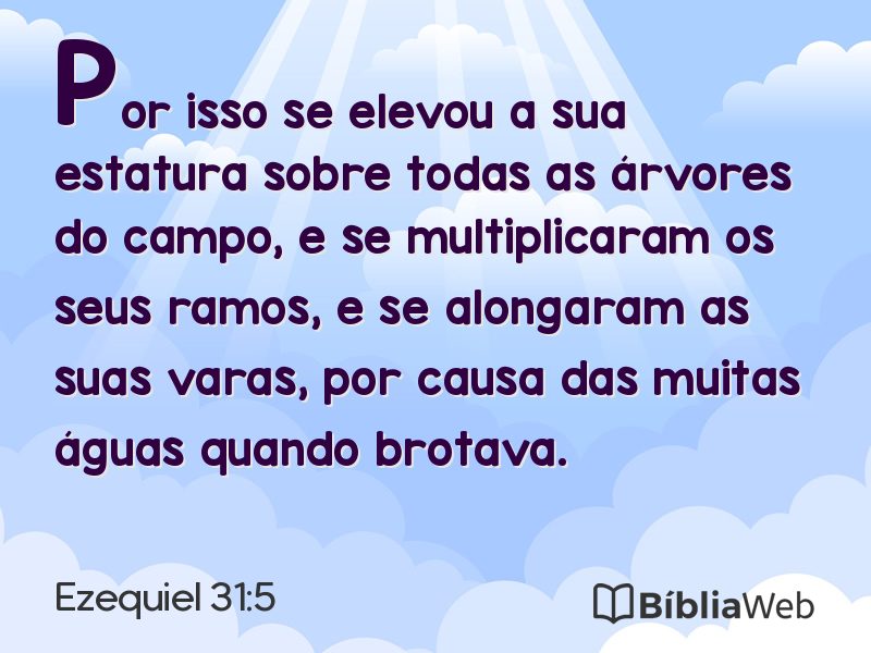 Ezequiel 31:5 em imagem para compartilhar