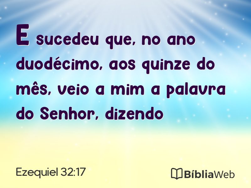 Ezequiel 32:17 em imagem para compartilhar