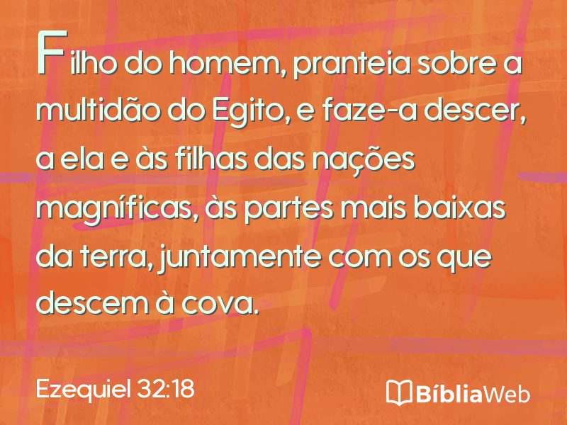 Ezequiel 32:18 em imagem para compartilhar