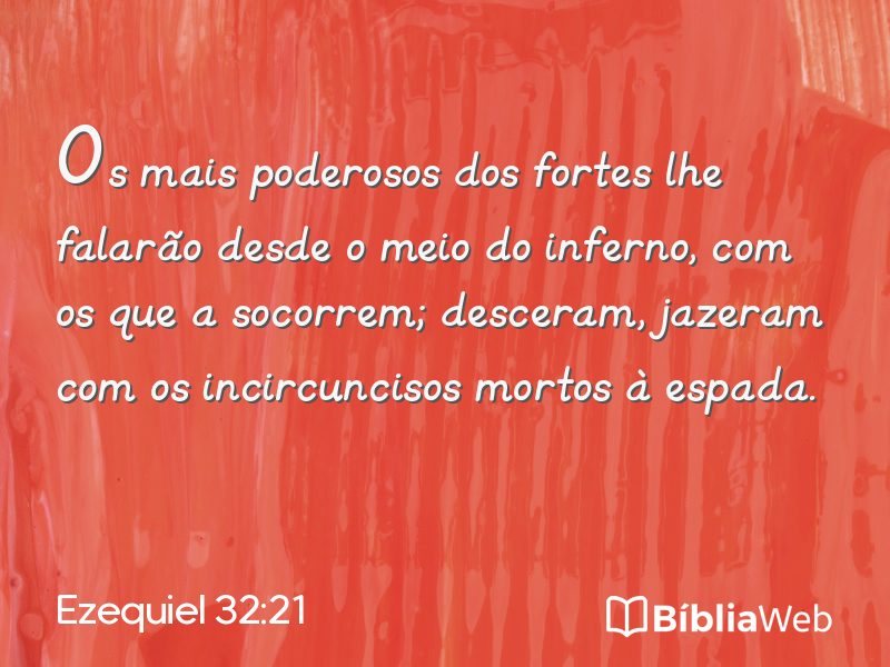 Ezequiel 32:21 em imagem para compartilhar