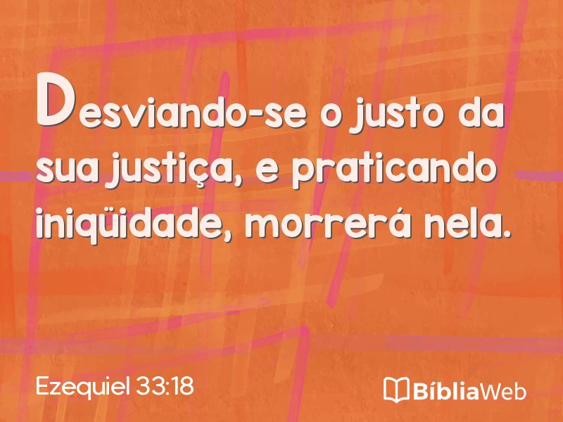 Ezequiel 33:18 em imagem para compartilhar