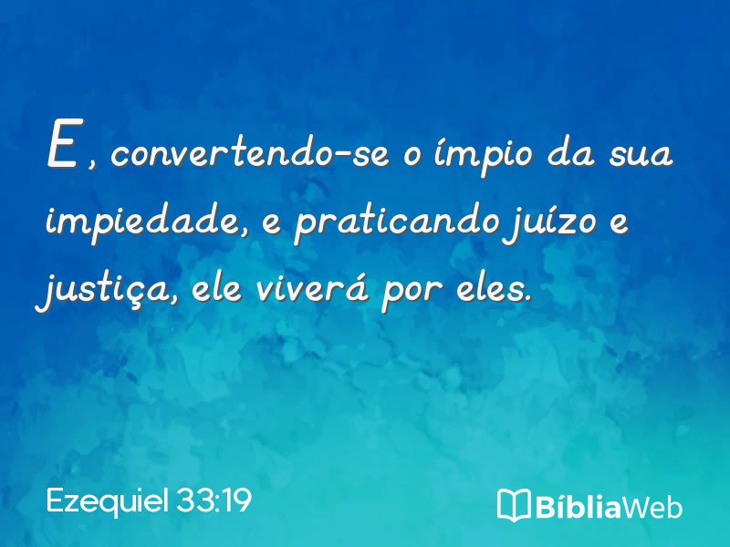 Ezequiel 33:19 em imagem para compartilhar