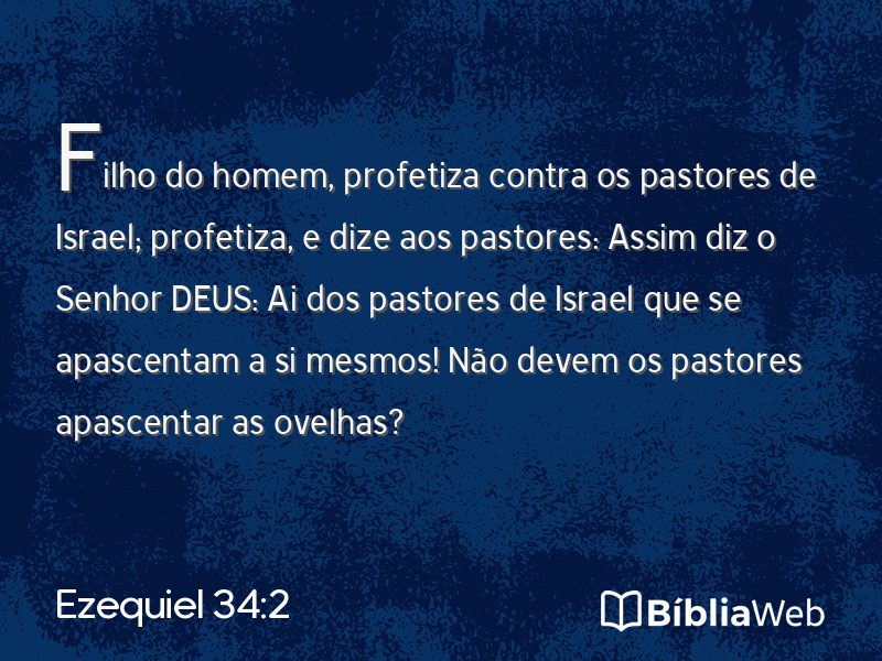 Ezequiel 34:2 em imagem para compartilhar