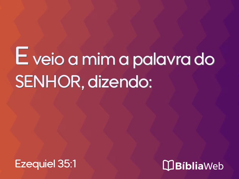 Ezequiel 35:1 em imagem para compartilhar