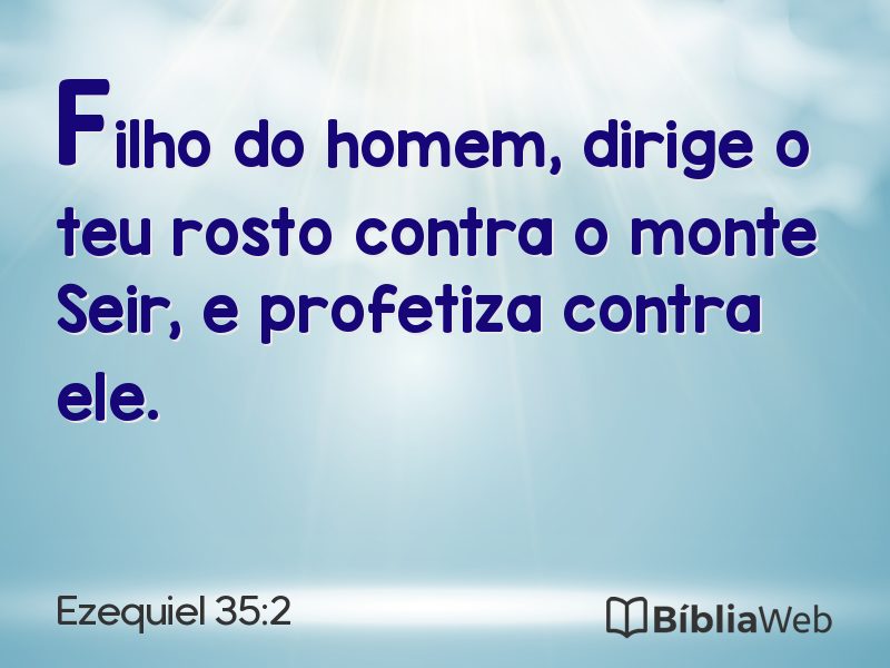 Ezequiel 35:2 em imagem para compartilhar